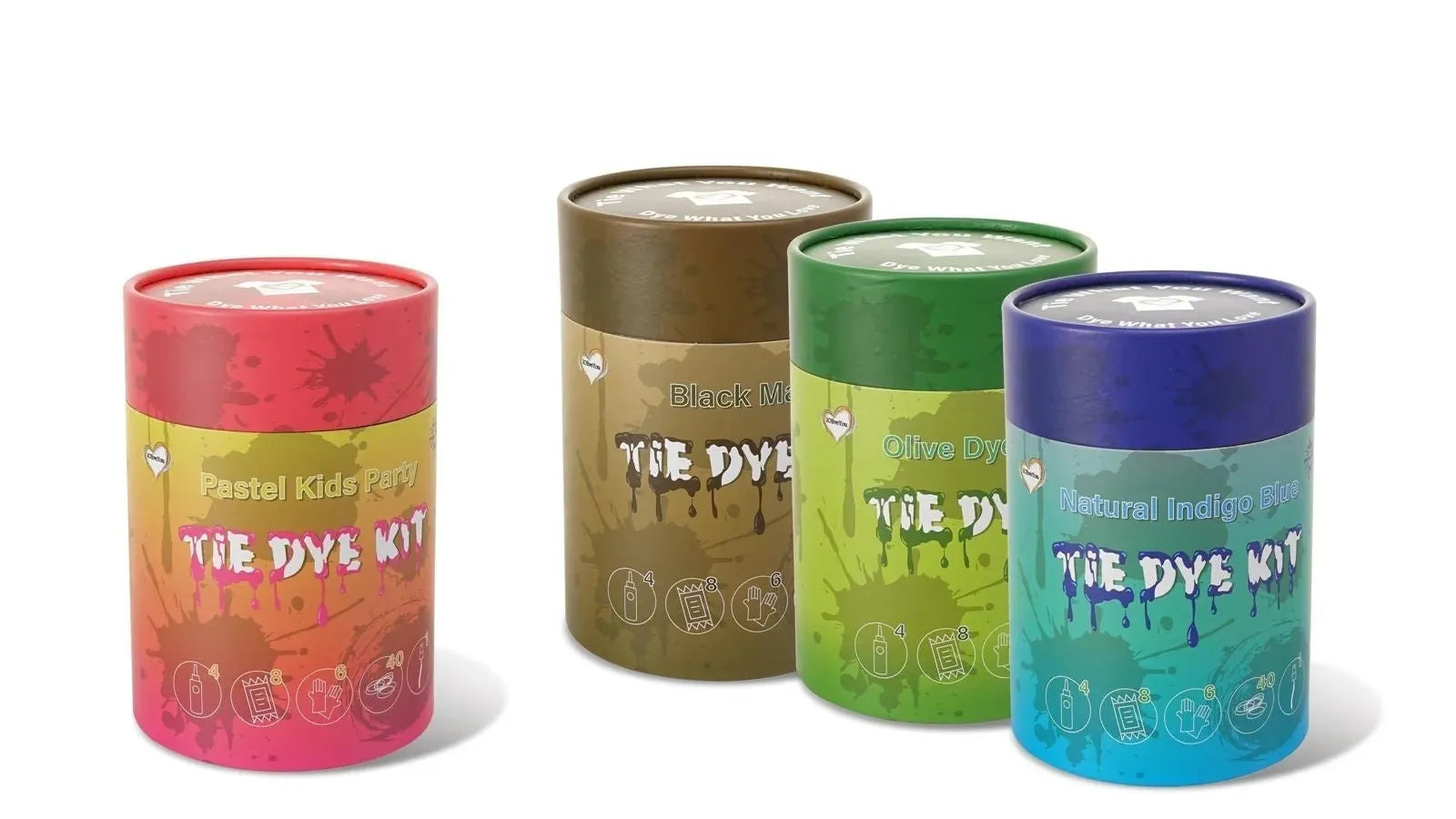 TIE DYE KIT 4 COLORS- IOliveYou®