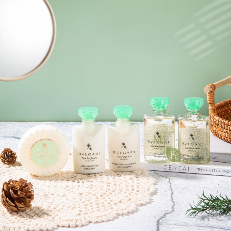 Bvlgari Shampoo & Shower Gel & Conditioner & Body Lotion 40Ml