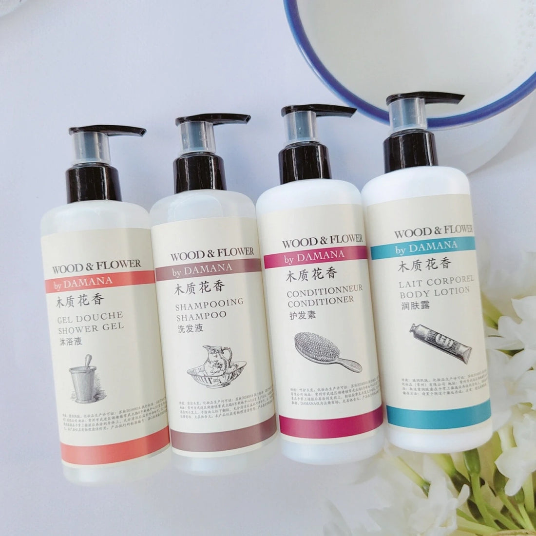 DAMANA Shampoo or Conditioner or Shower Gel or Body Lotion or Hand Wash 300ML