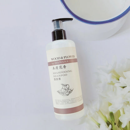 Shampooing, après-shampooing, gel douche, lait corporel ou savon liquide DAMANA 300ML