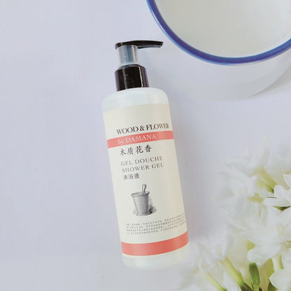 Shampooing, après-shampooing, gel douche, lait corporel ou savon liquide DAMANA 300ML