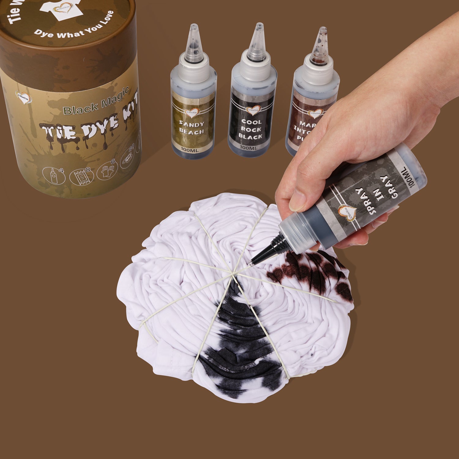 Tie Dye Kit of 4 Themes for Sale  IOliveYou®Tie Dye Kit – IOliveYou Tie Dye