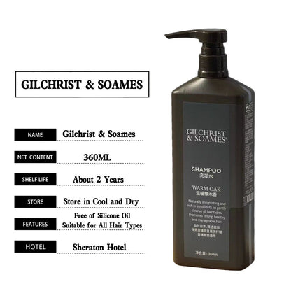 GILCHRIST &amp; SOAMES Shampoing &amp; Gel douche &amp; Conditionneur &amp; Lotion pour le corps 360 ML