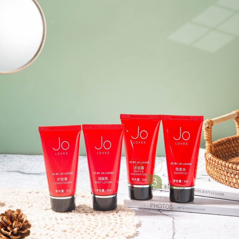 JO LOVES Shampoo & Shower Gel & Conditioner & Body Lotion 50Ml 1.7 oz