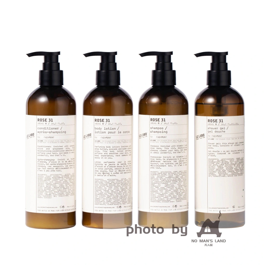 LE LABO ROSE 31 Shampoing ou Revitalisant ou Gel douche ou Lait corporel 480ML
