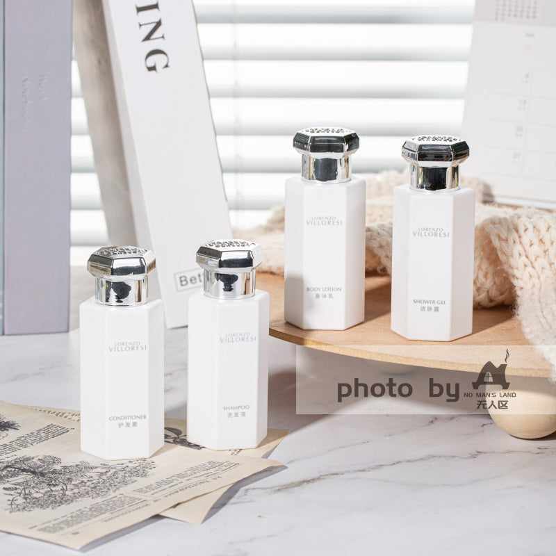 LORENZO VILLORESI Shampoo & Conditioner & Shower Gel & Body Lotion 50ML