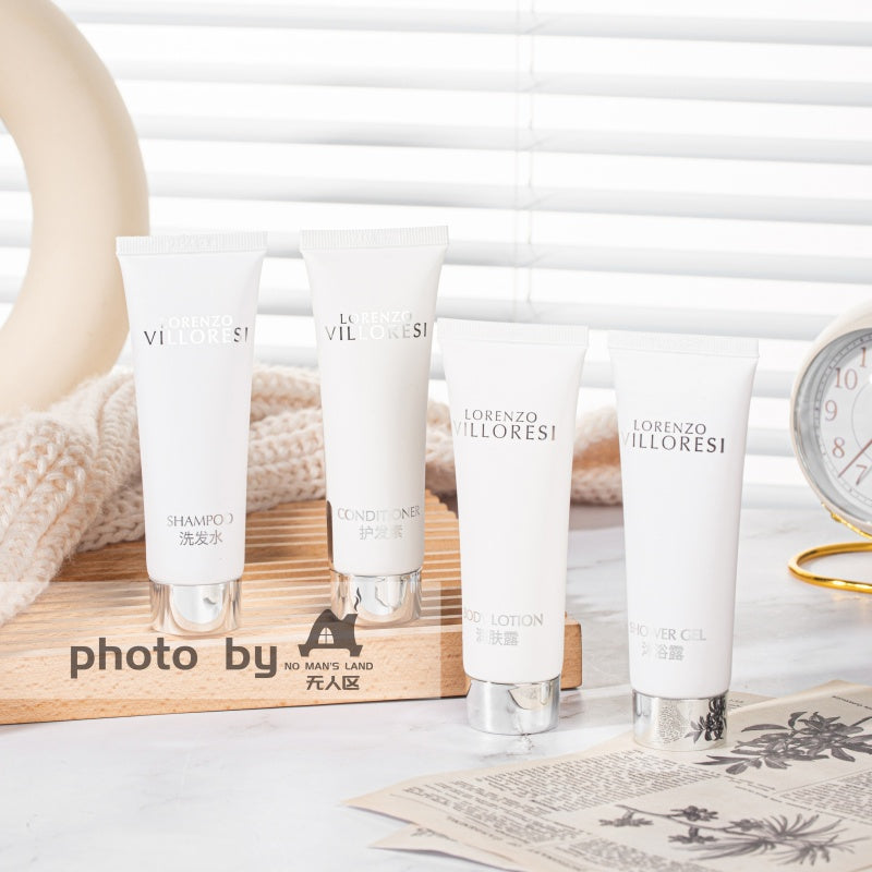LORENZO VILLORESI Shampoo & Conditioner & Shower Gel & Body Lotion 50ML
