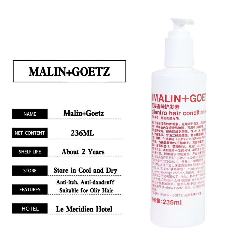 MALIN+GOETZ Shampoo &amp; Conditioner &amp; Shower Gel &amp; Body Lotion  236Ml
