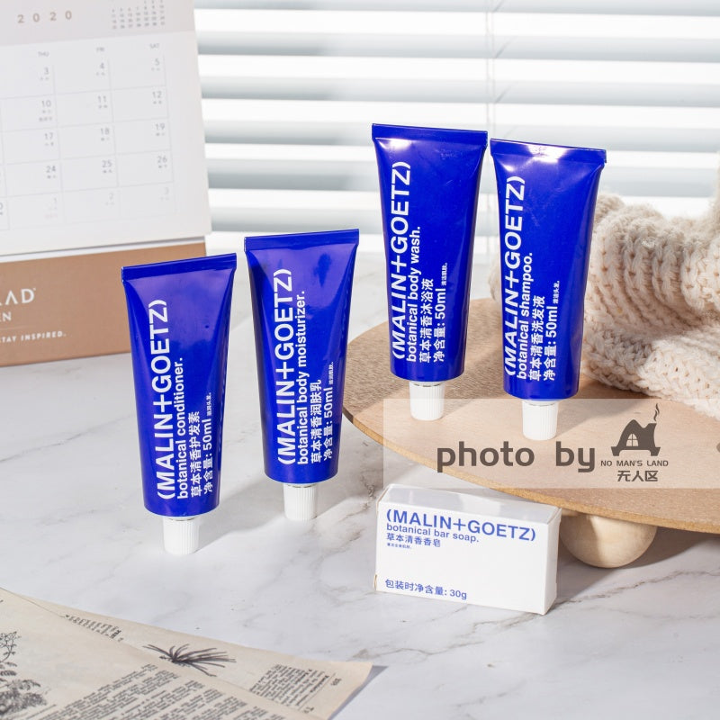 MALIN+GOETZ botanical Shampoo & Conditioner & Shower Gel & Body Lotion 50ML
