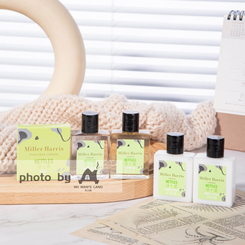 Miller Harris NETTLES Shampoo & Conditioner & Shower Gel & Body Lotion 40ML