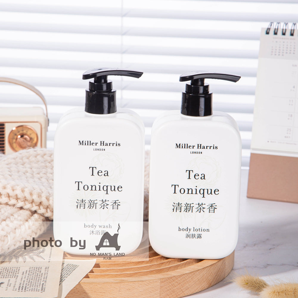 2 bottles of Miller Harris body wash and body lotion 340ml.