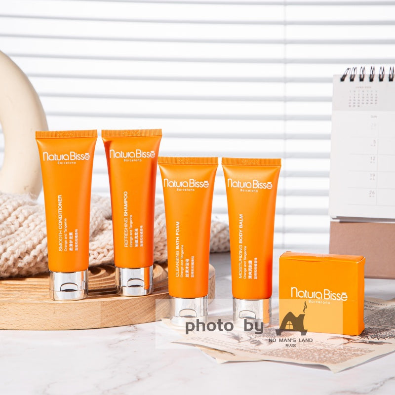 Natura Bisse Shampoo & Conditioner & Shower Gel & Body Lotion 50ML