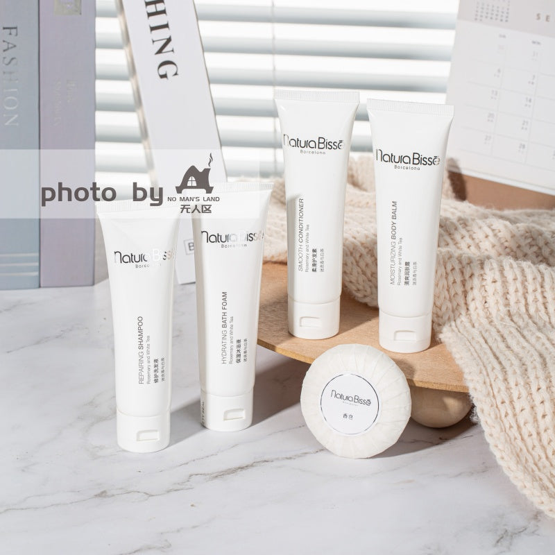 Natura Bisse Shampoo & Conditioner & Shower Gel & Body Lotion 50ML