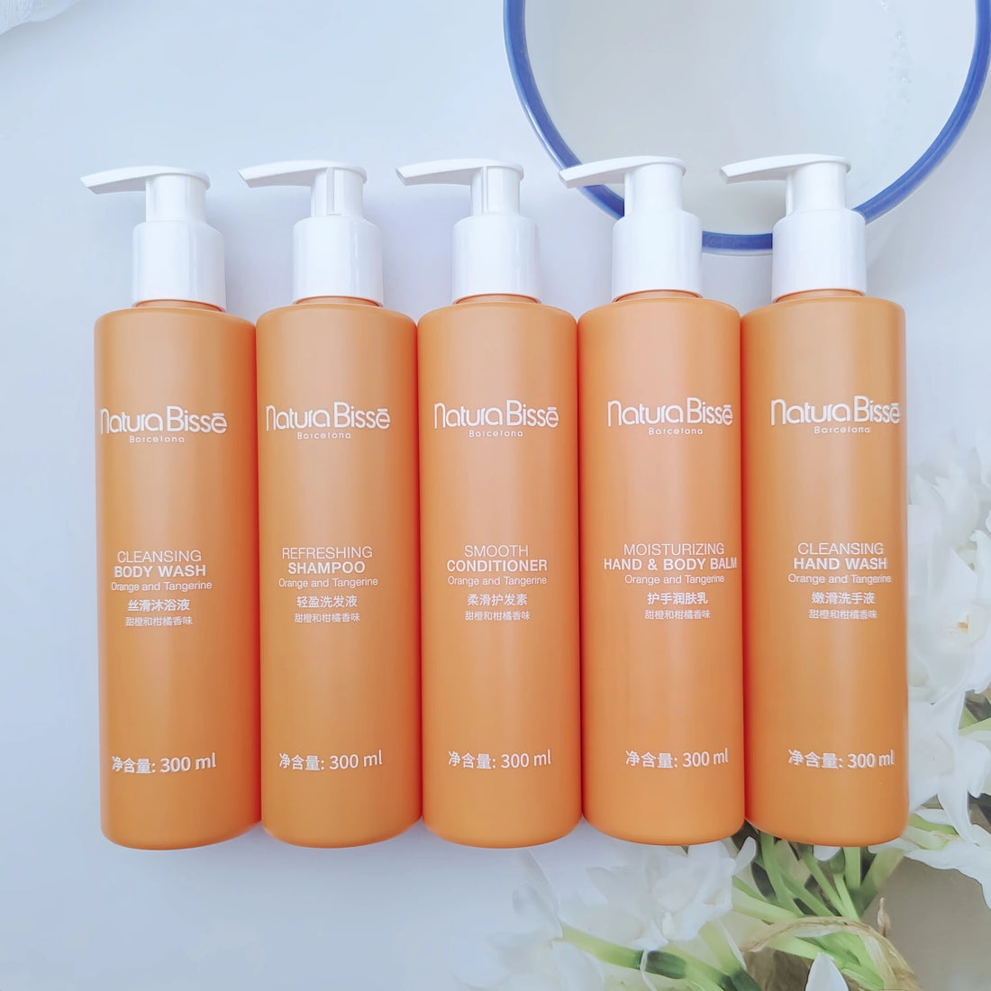 Natura Bisse Shampoo or Conditioner or Shower Gel or Body Lotion or Hand Wash Orange Scent 300ML