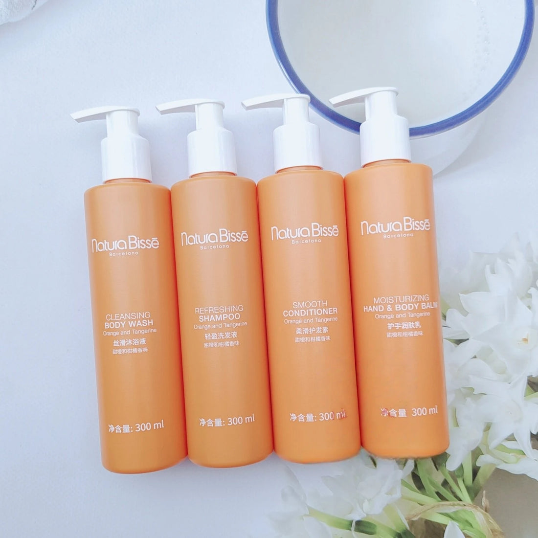 Natura Bisse Shampoo or Conditioner or Shower Gel or Body Lotion or Hand Wash Orange Scent 300ML