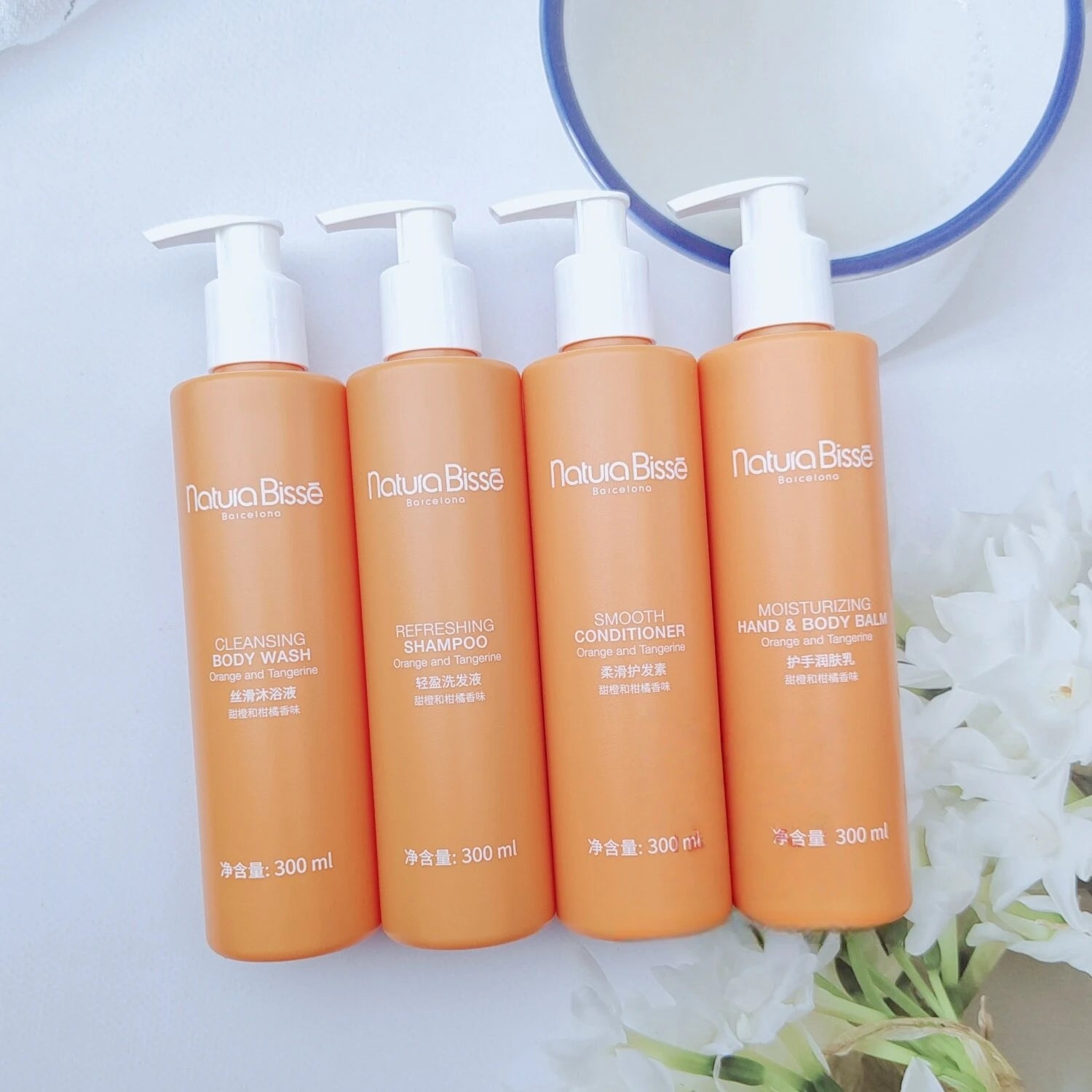 Natura Bisse Shampoo or Conditioner or Shower Gel or Body Lotion or Hand Wash Orange Scent 300ML