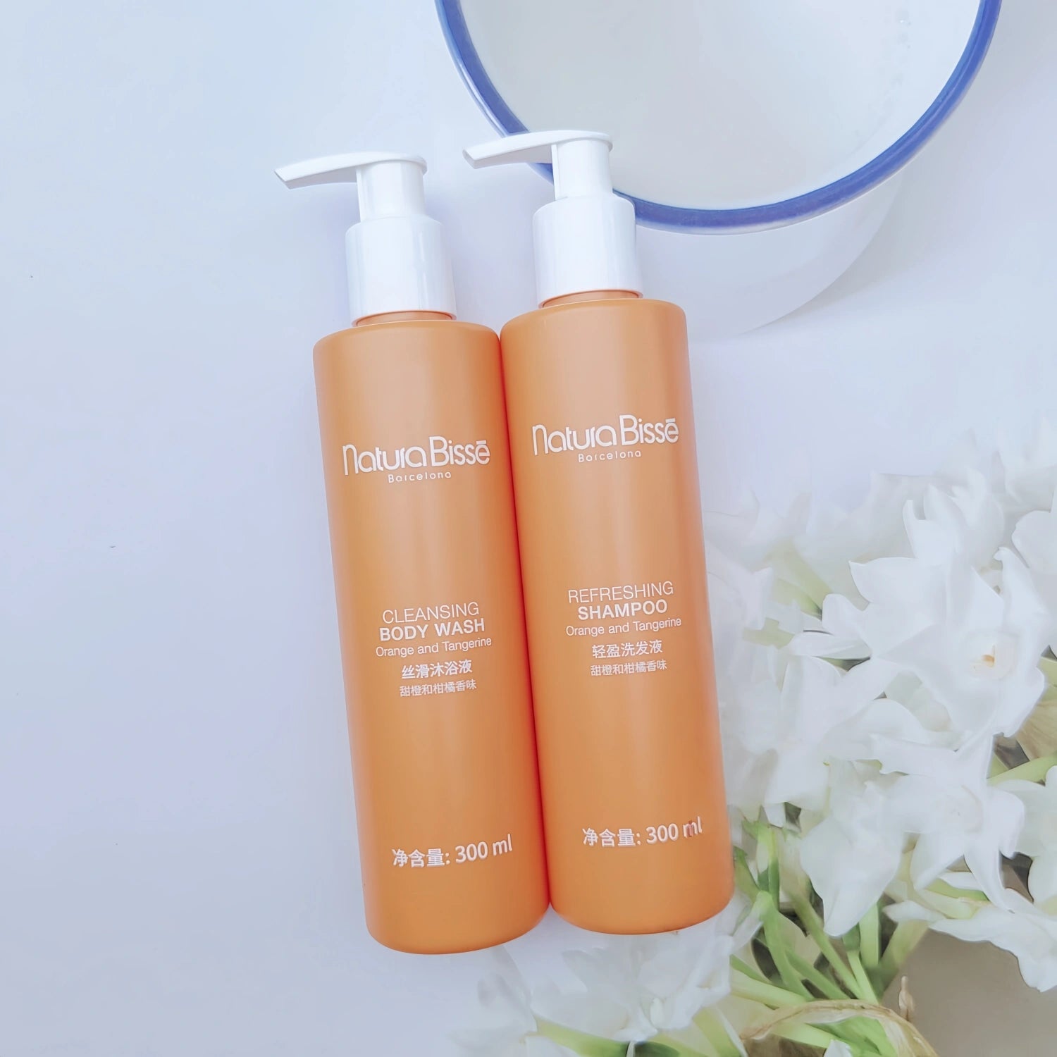 Natura Bisse Shampoo or Conditioner or Shower Gel or Body Lotion or Hand Wash Orange Scent 300ML