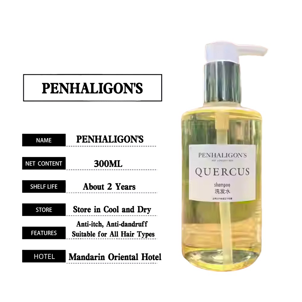 Mandarin Oriental Shampooing,  gel douche, après-shampoing,  lotion pour le corps, nettoyant pour les mains Penhaligon&