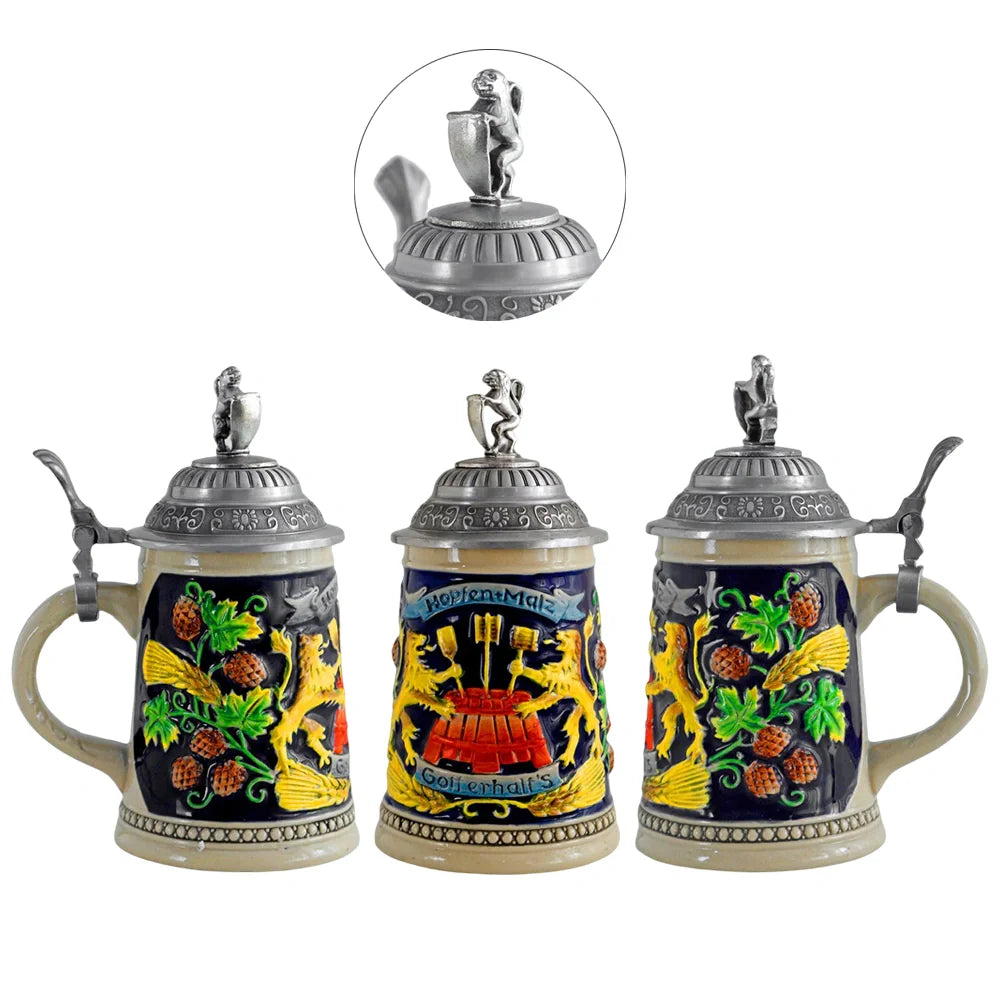 German Beer Stein Mug Gerz A50