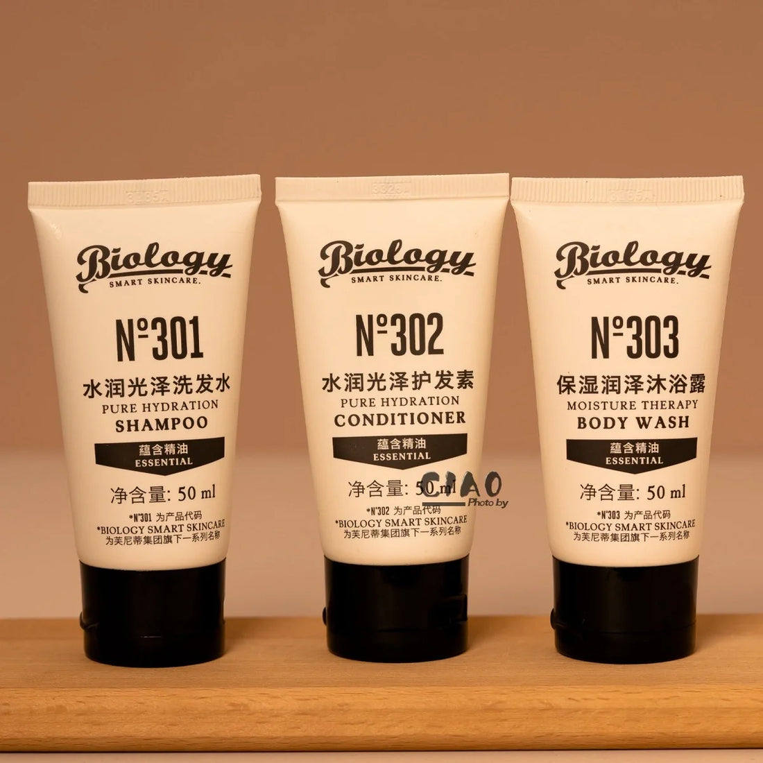 Biology Shampoo &amp; Conditioner &amp; Body Lotion &amp; Shower Gel 50ML
