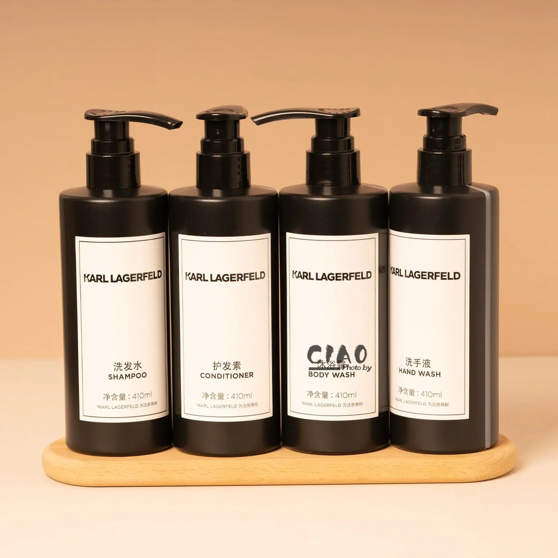KARL LAGERFELD Shampoo &amp; Conditioner &amp; Shower Gel &amp; Hand Wash 410ML