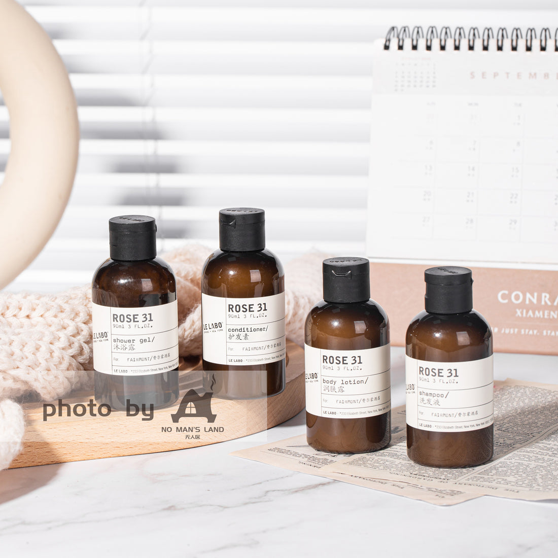 LE LABO ROSE 31 Shampoing &amp; Après-shampoing &amp; Gel Douche &amp; Lotion pour le Corps 90ML