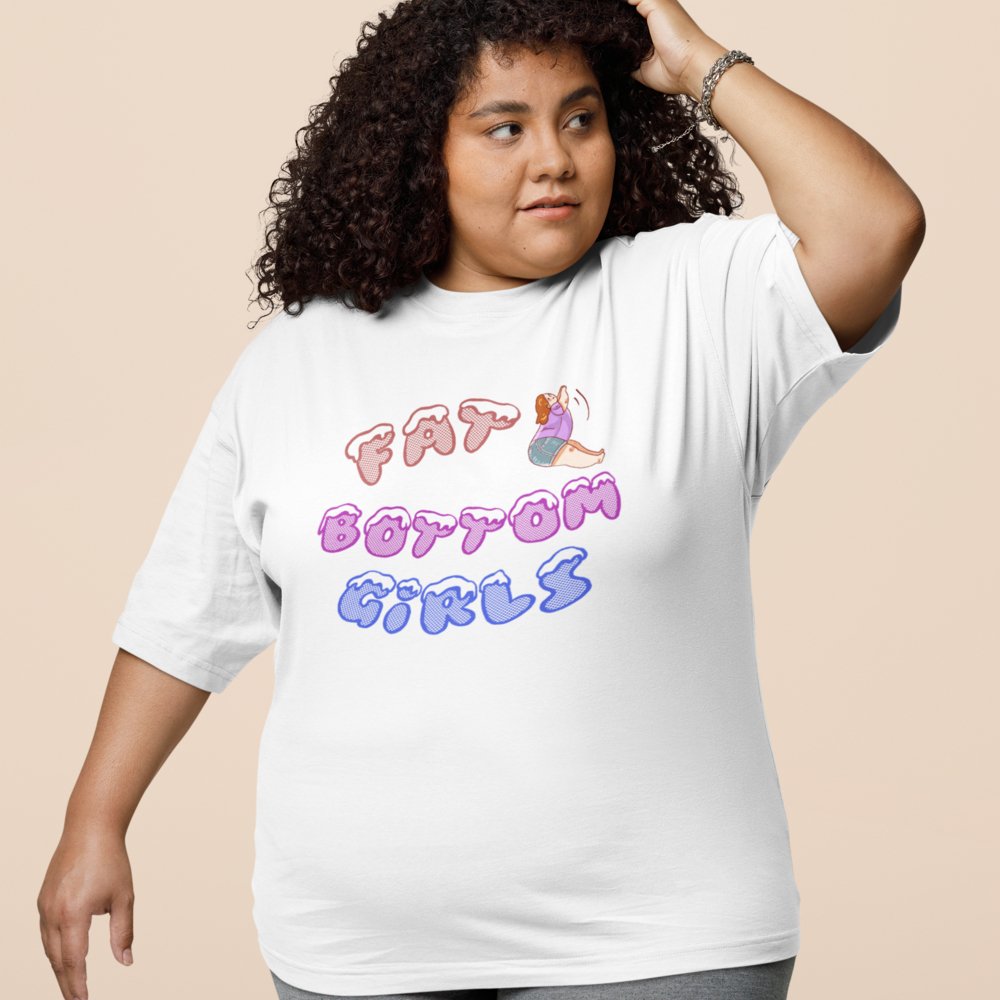 Tie Dye T-Shirt- Fat Bottom Girls Women Plus Size Tshirt