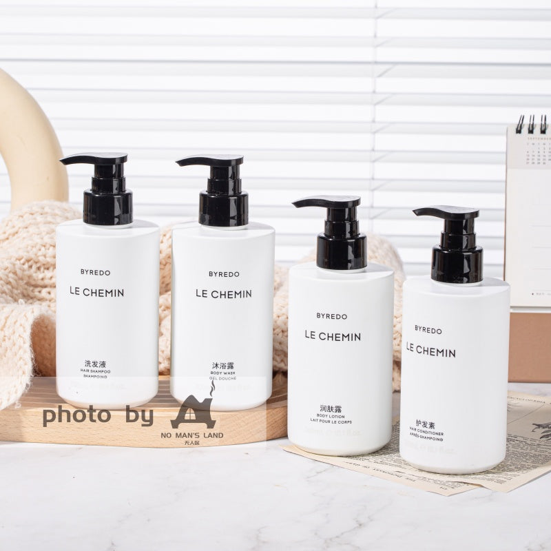 BYREDO LE CHEMIN Shampoo & Shower Gel & Conditioner & Body Lotion 300Ml