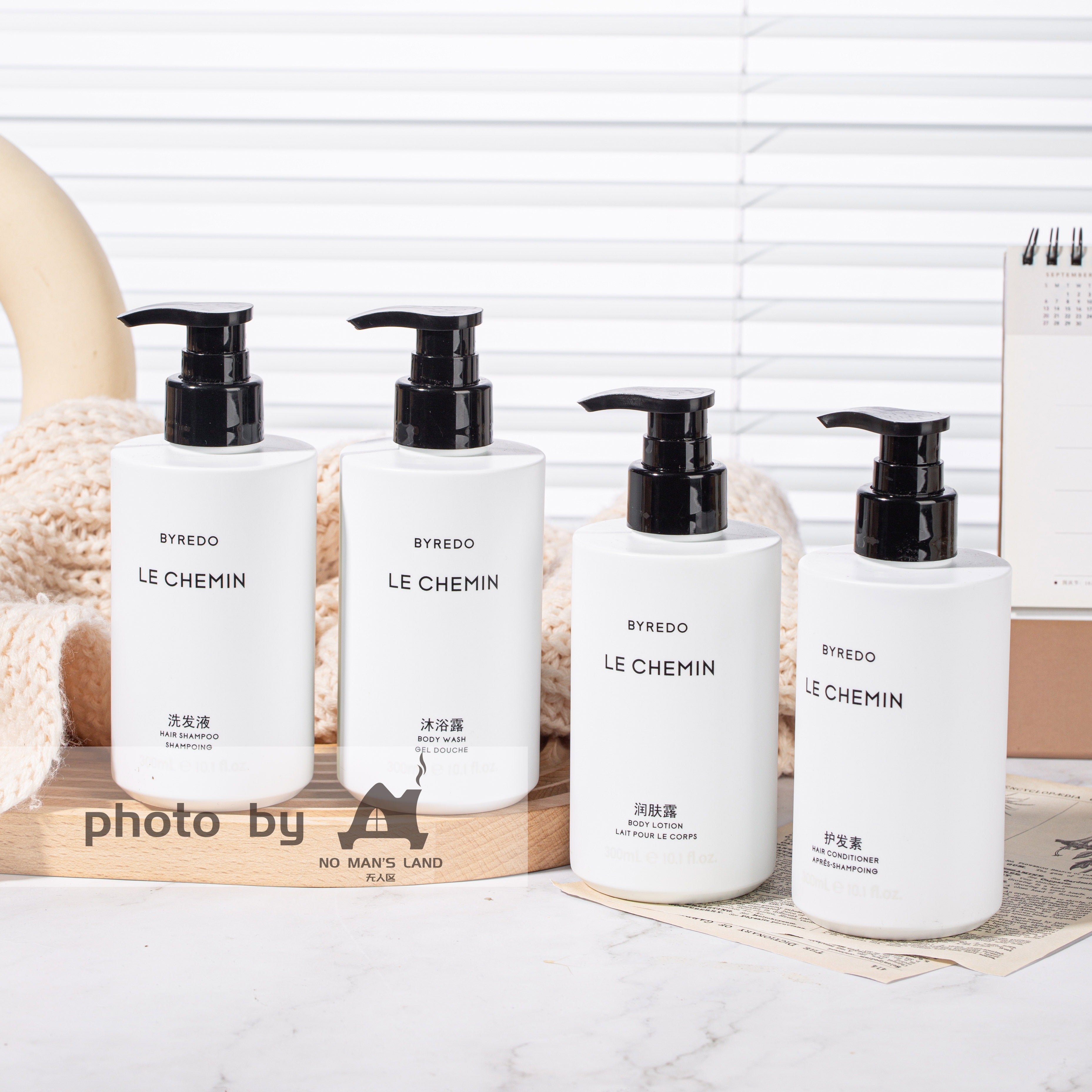 BYREDO LE CHEMIN Shampoing &amp; Gel Douche &amp; Conditionneur &amp; Lotion Pour Le Corps 300Ml 