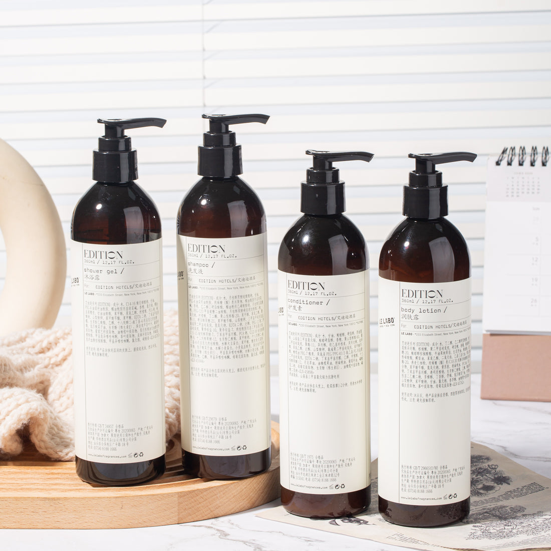 LE LABO Edition Shampoing | Après-shampoing | Gel douche | Lotion pour le corps 360ML