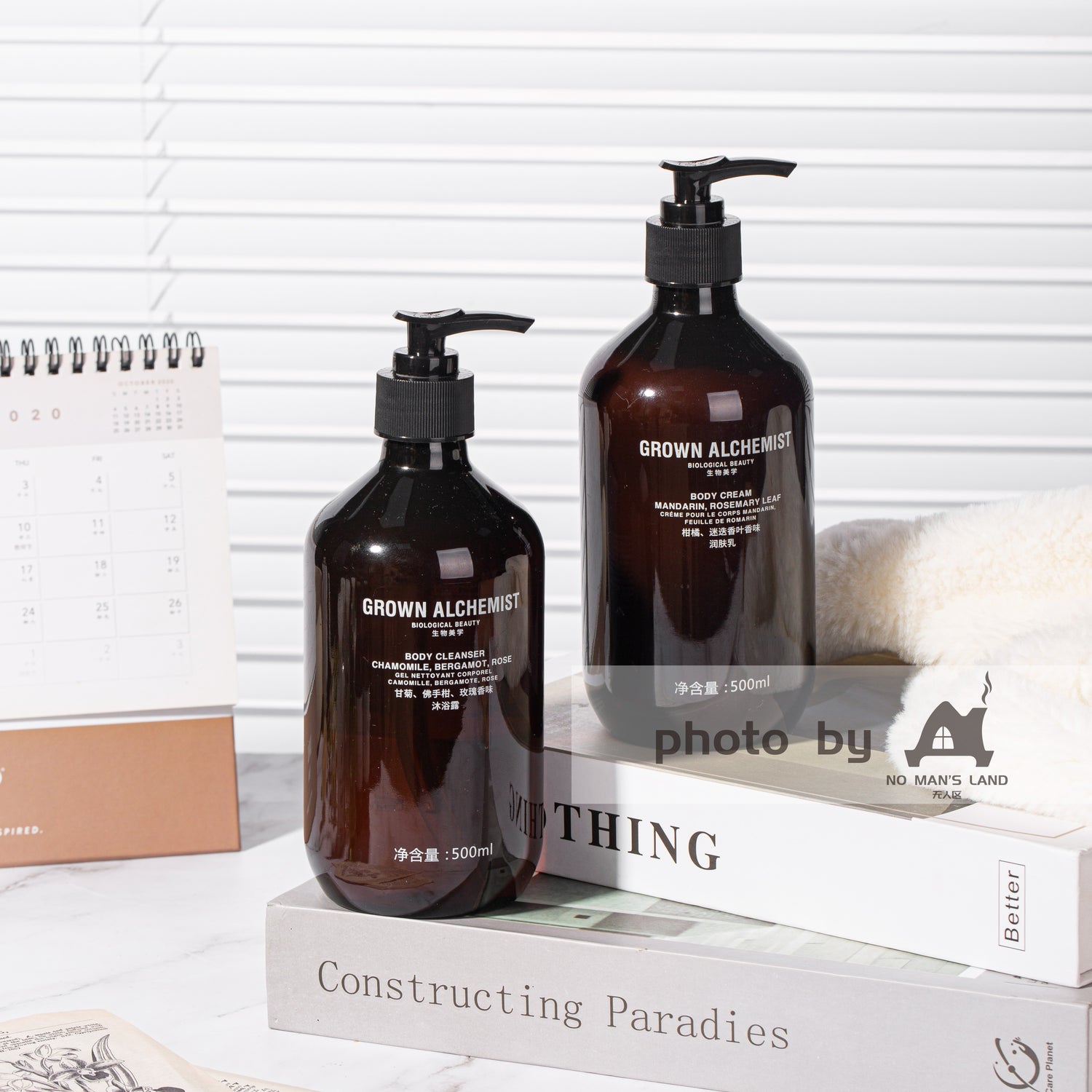 Grown Alchemist Shampooing &amp; Conditionneur &amp; Gel douche  &amp; Lotion pour le corps 500 ml