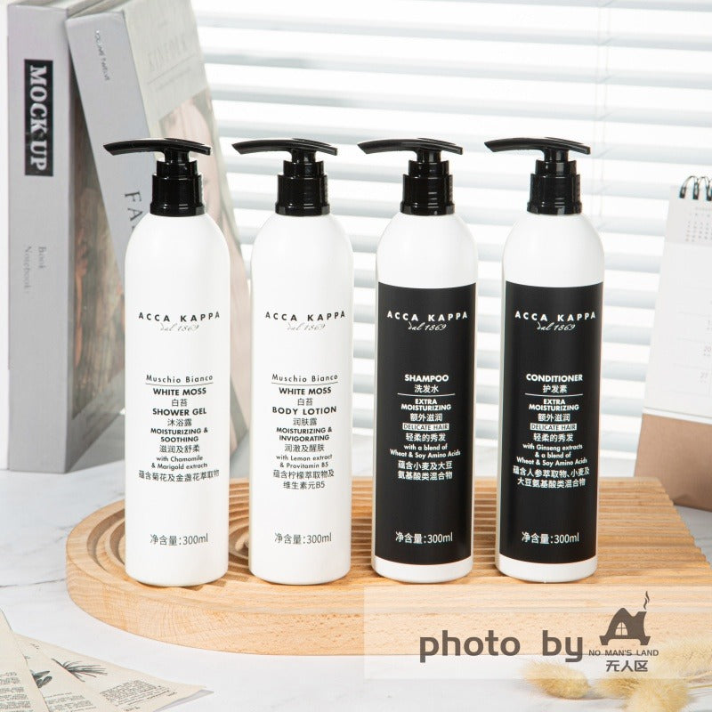 ACCA KAPPA Shampoo & Duschgel & Spülung & Körperlotion 300ML