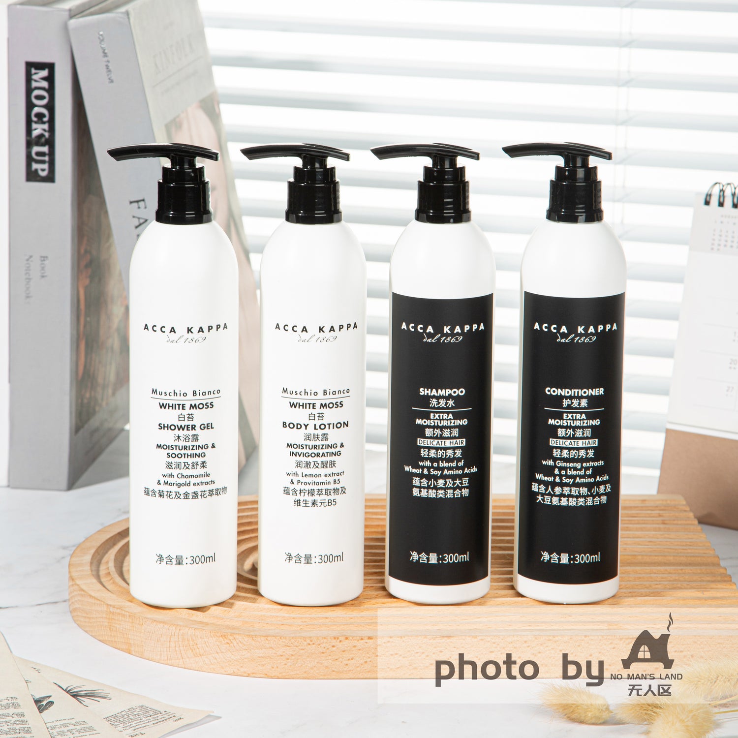 ACCA KAPPA Shampoing &amp; Conditionneur &amp; Gel douche &amp; Lotion pour le corps 300 ml